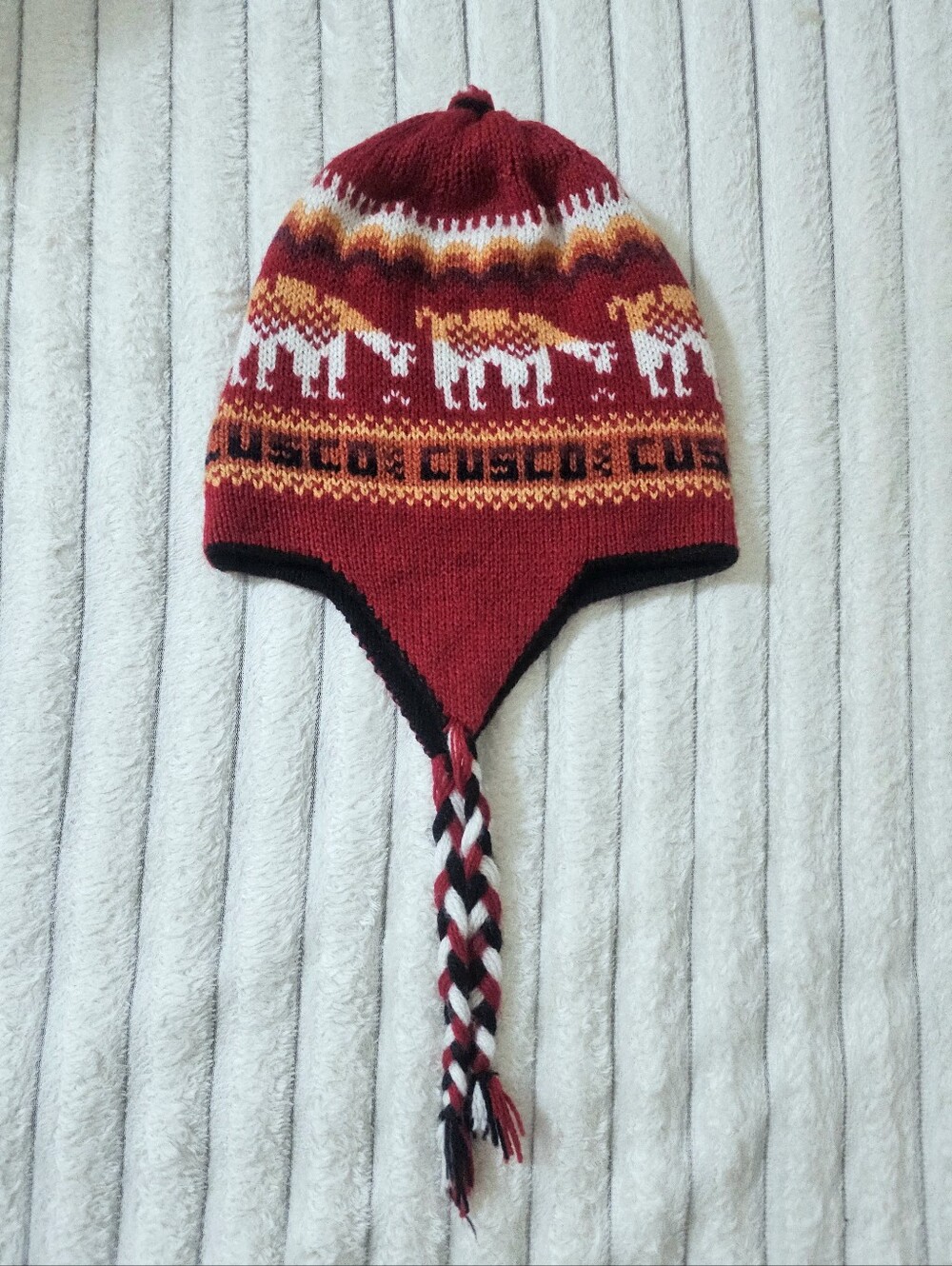 Peruvian/Andean Alpaca Wool Chullo Beanie